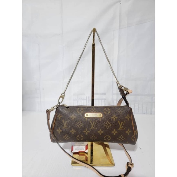 Louis Vuitton Handbags - Authentic Louis Vuitton Monogram Canvas Eva Pochette Bag Brown
